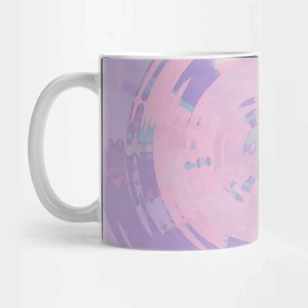 Diamond Swirl Pastel Colors Purple Pink by Peaceful Space AS